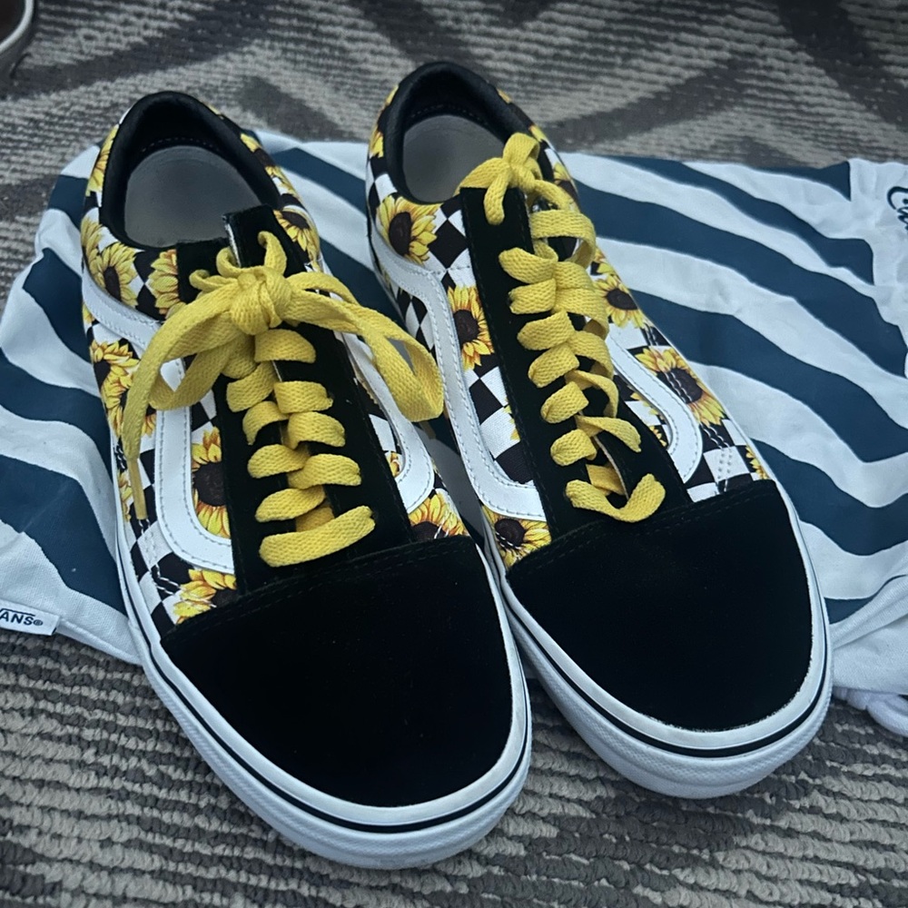 Vans Sunflower Print Sneakers